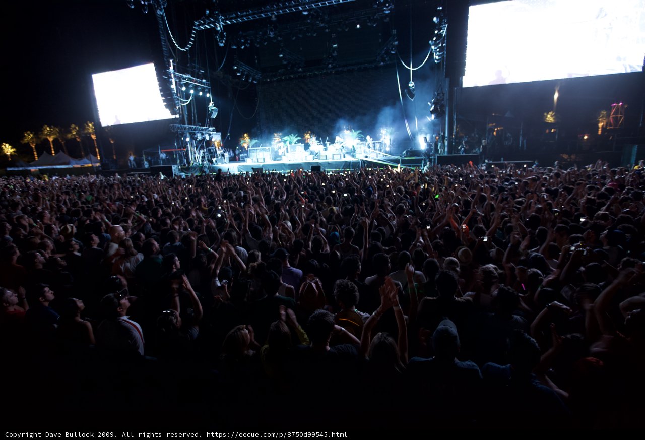 Energized Crowd at Coachella Festival
