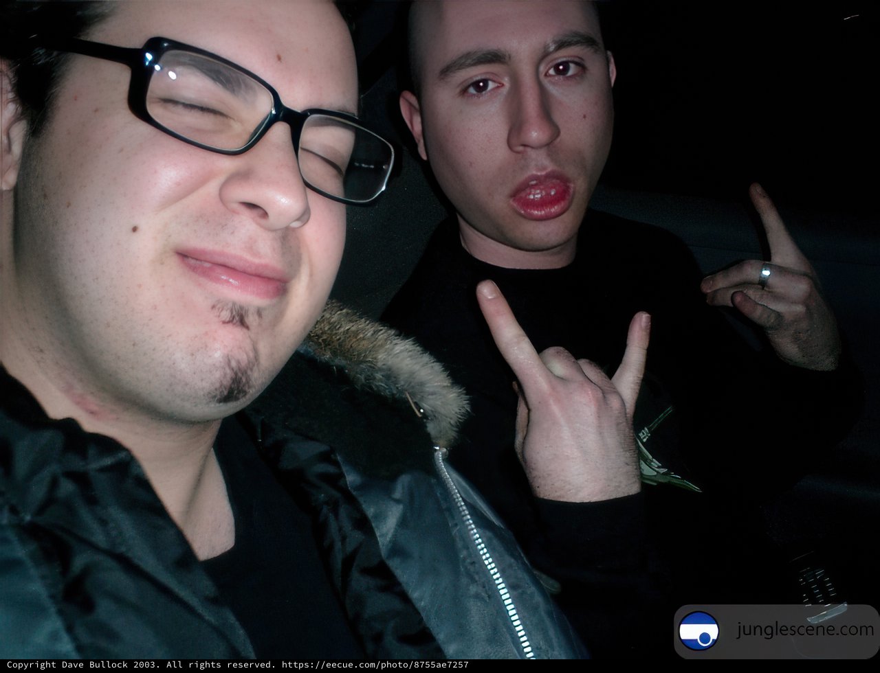 Peace Out in the Backseat
