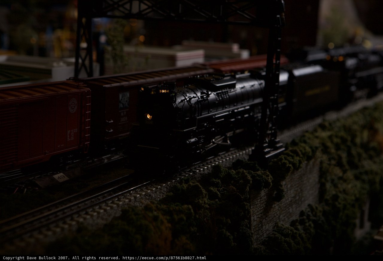 Toy Train journey over the Railway bridge