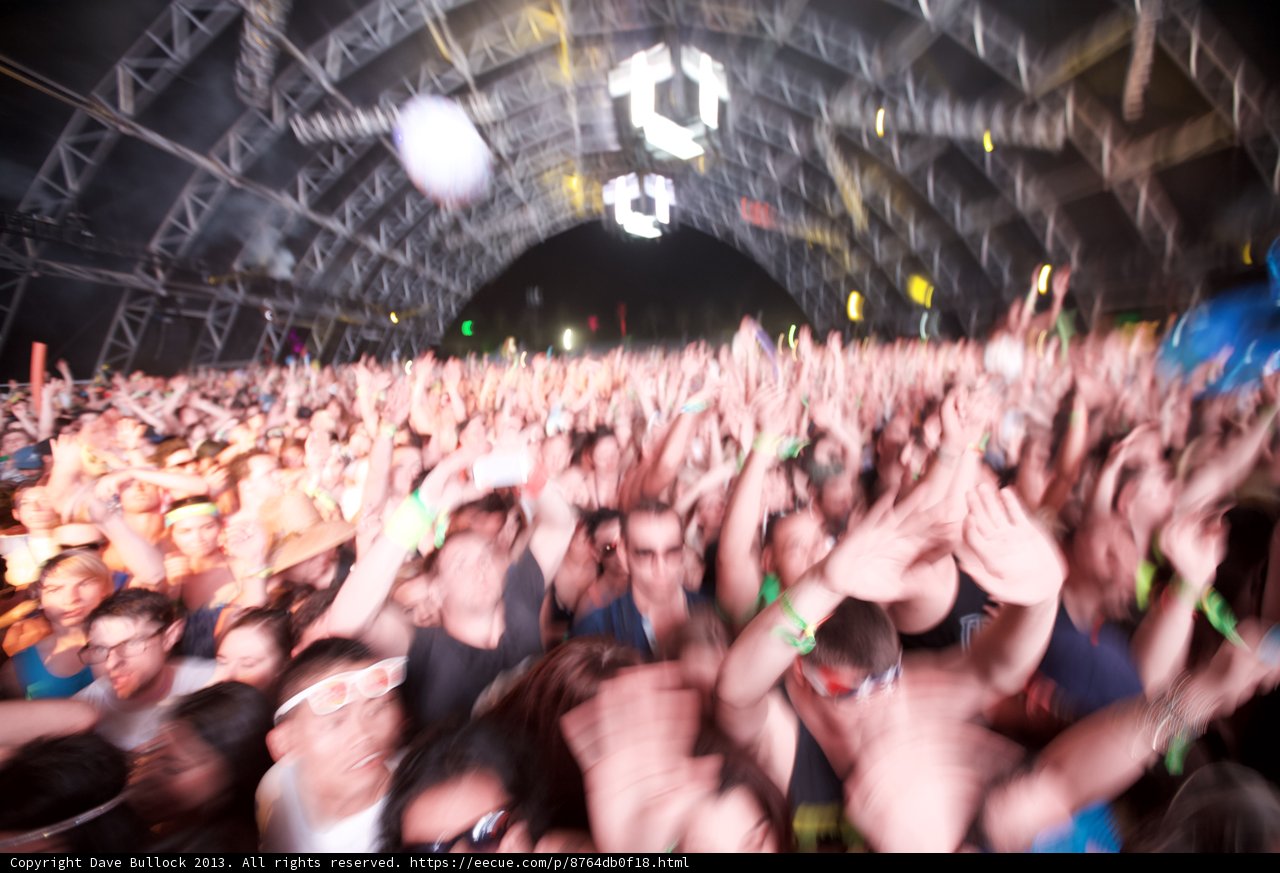 Coachella Music Festival Crowd