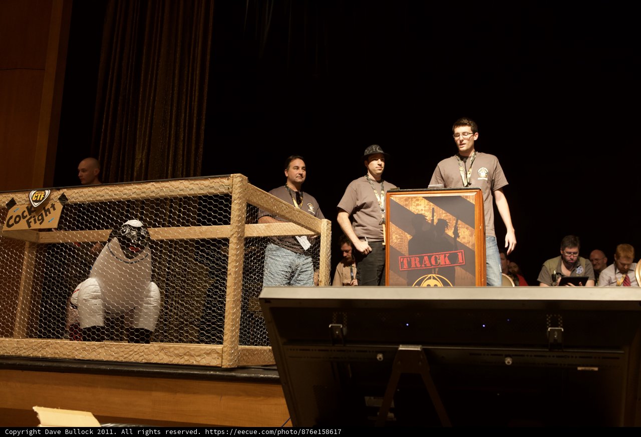Canine Act on Stage