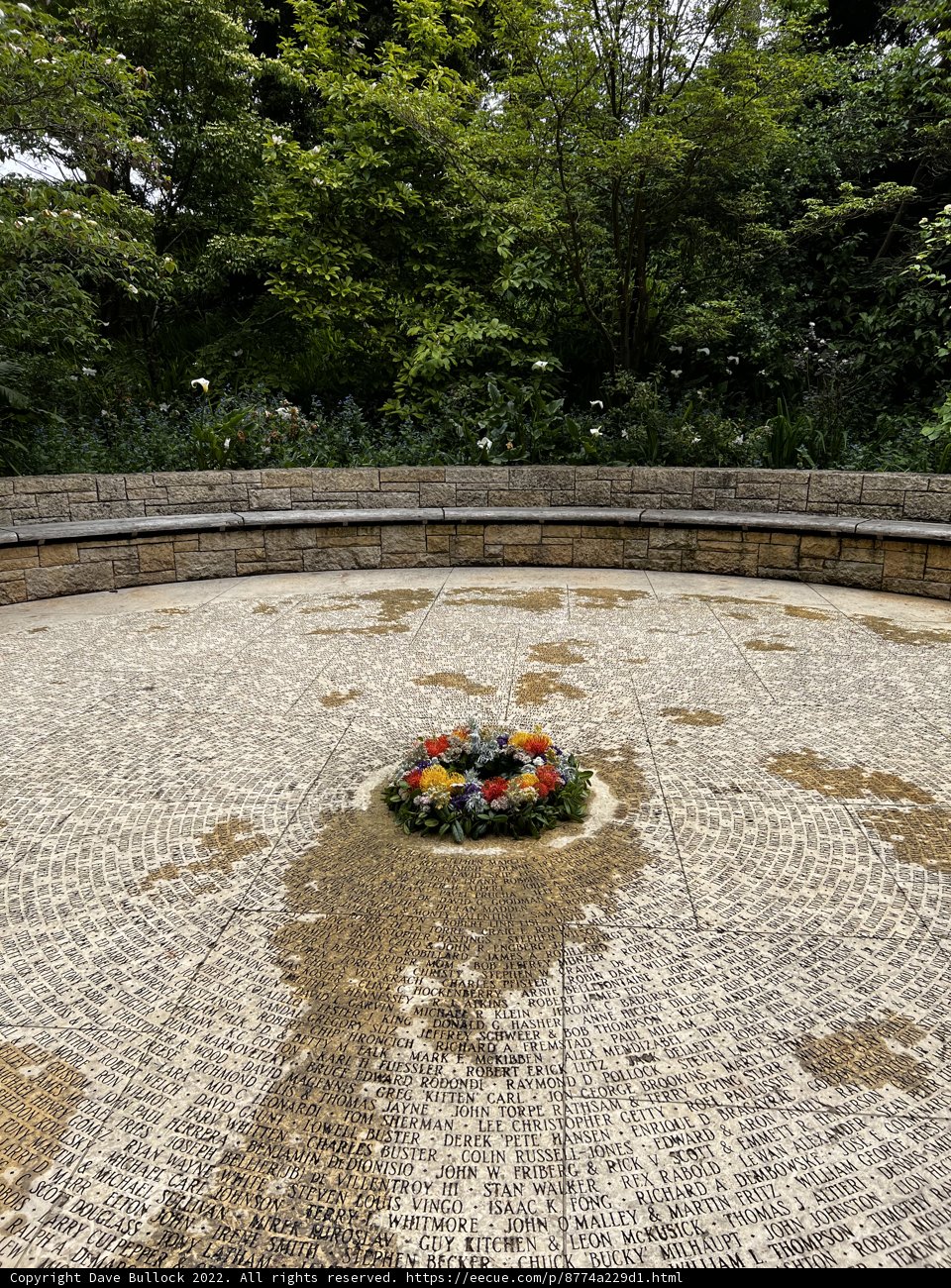 Memorial Wreath at Golden Gate Park