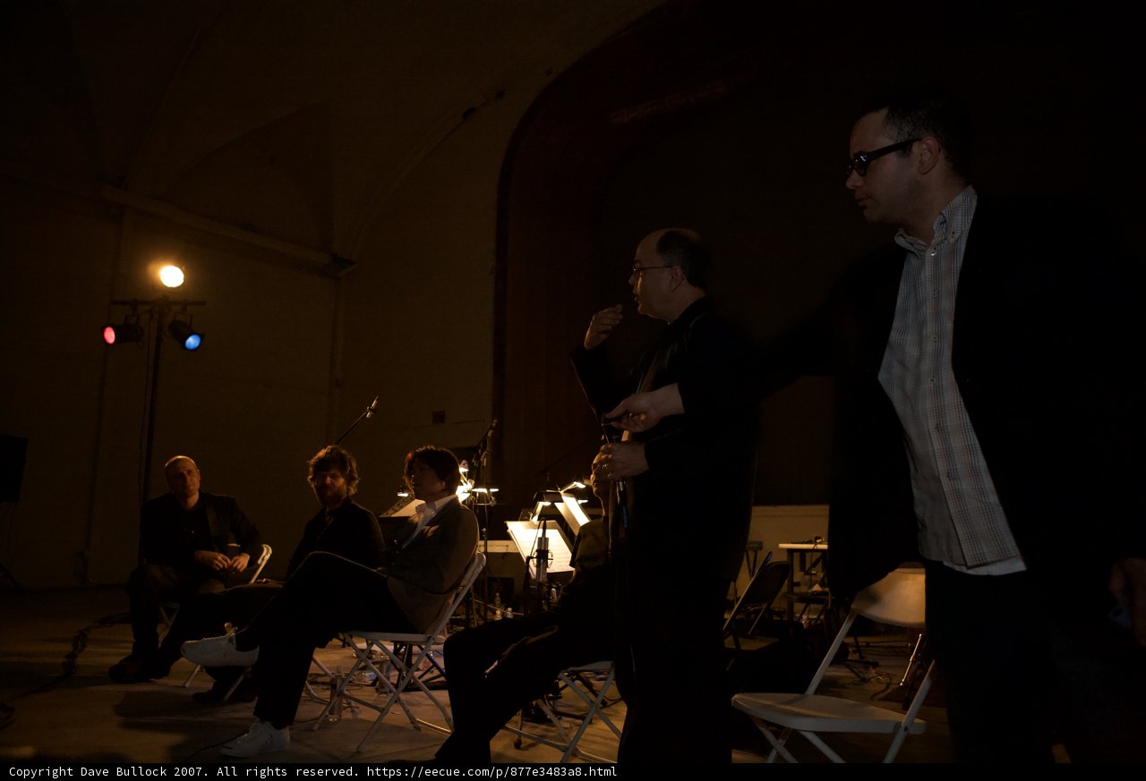 Concert Performance in a Dark Room