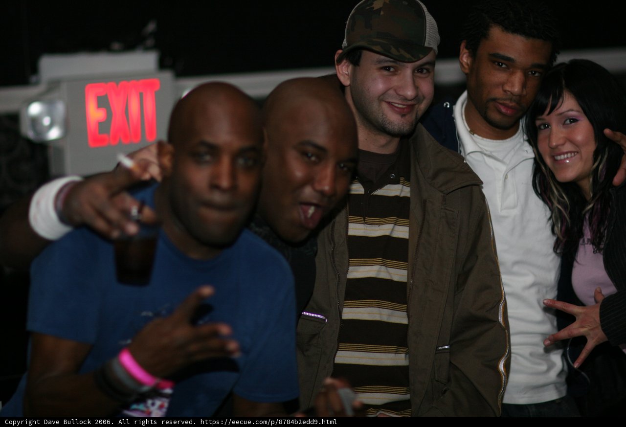 Group of Friends Enjoying Nightlife at Pub