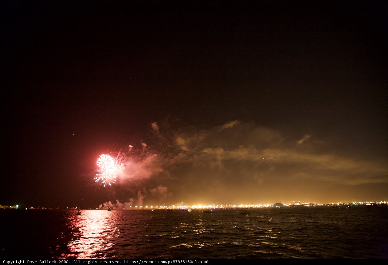 Explosive Lights above the Bay