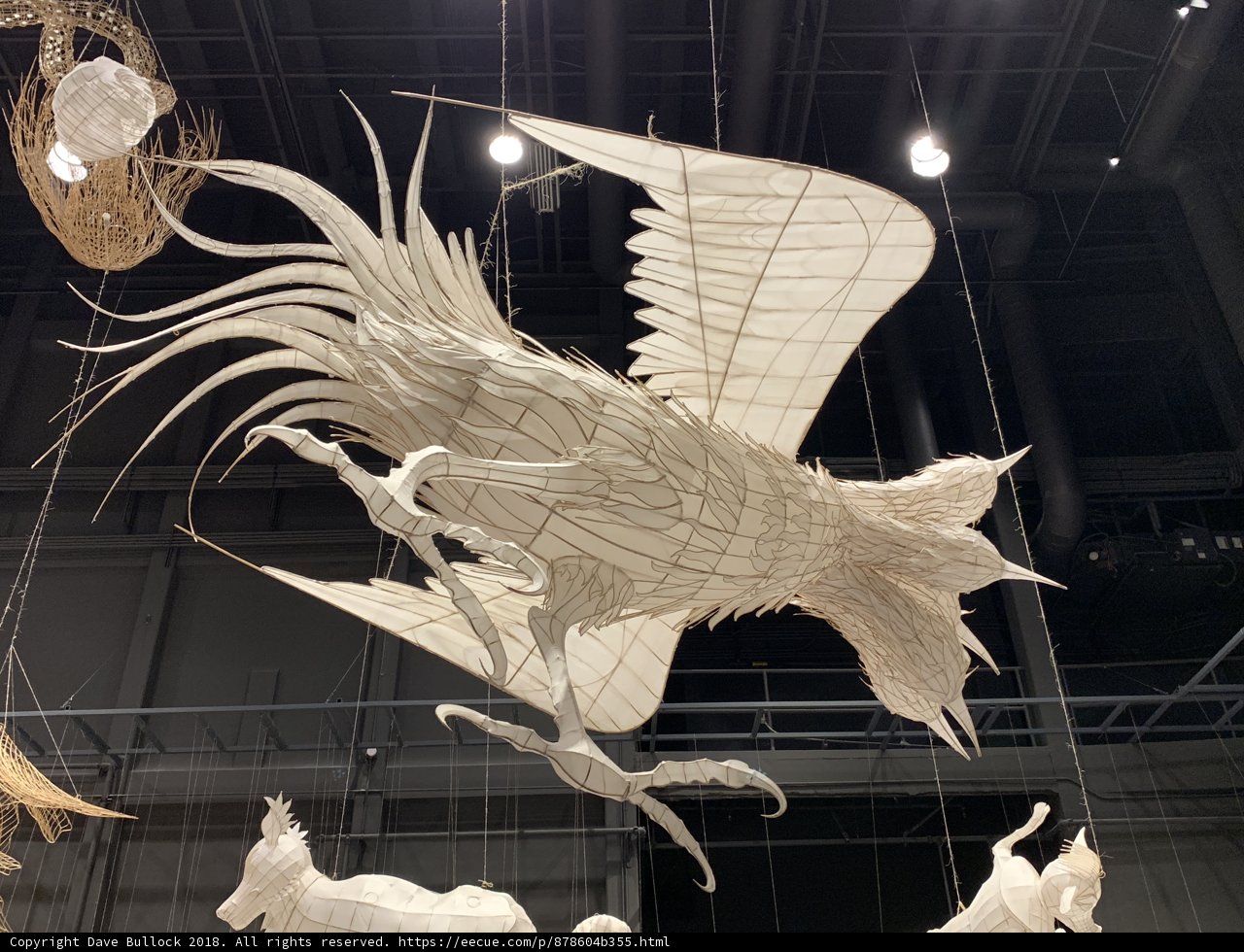 Majestic Paper Bird Sculpture