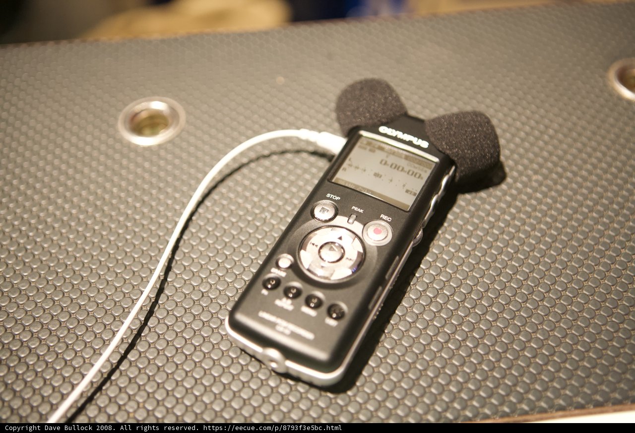 Digital Recorder with Cord