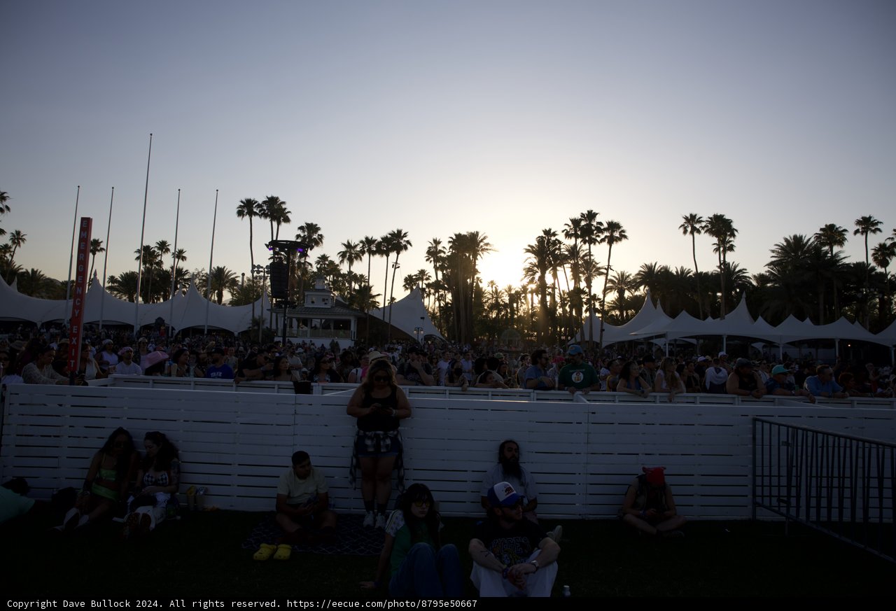 Sunset Silhouettes at Coachella 2024