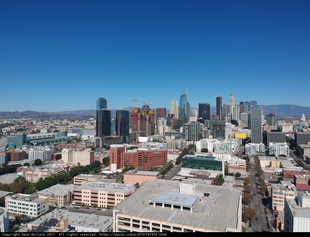 Los Angeles Skyline from Above