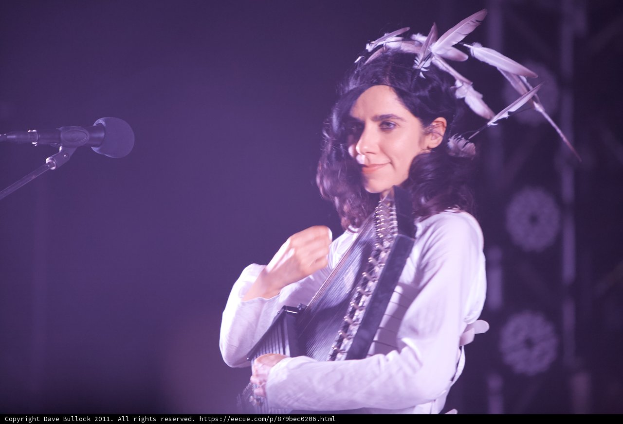 PJ Harvey's Electrifying Solo Performance at Coachella 2011