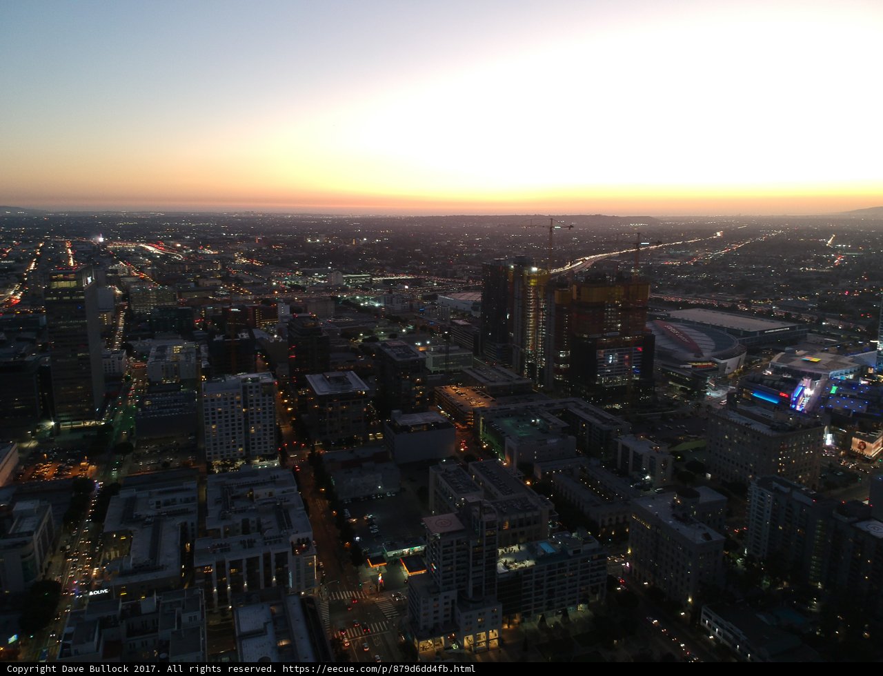 A Majestic Sunset in the Heart of the Metropolis