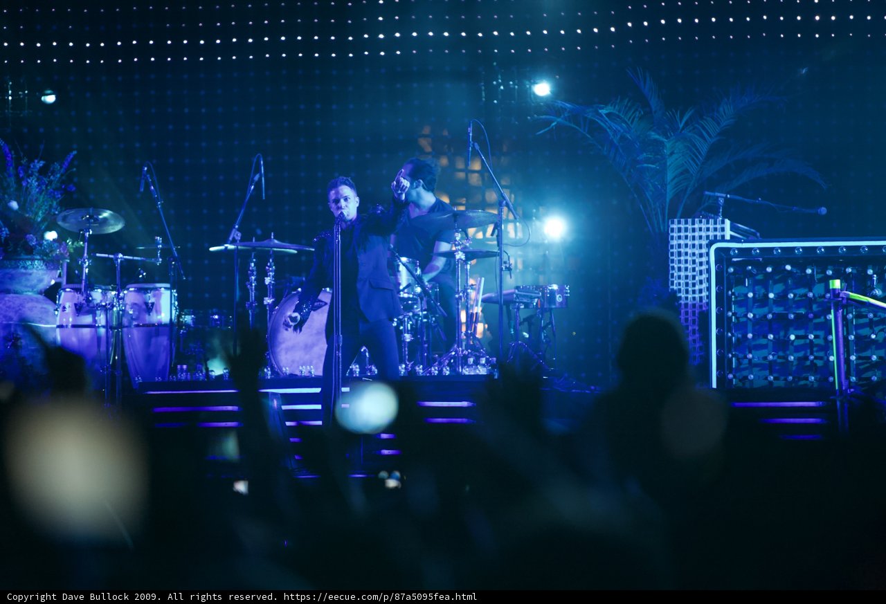 Brandon Flowers Rocks the Stage at Coachella 2009