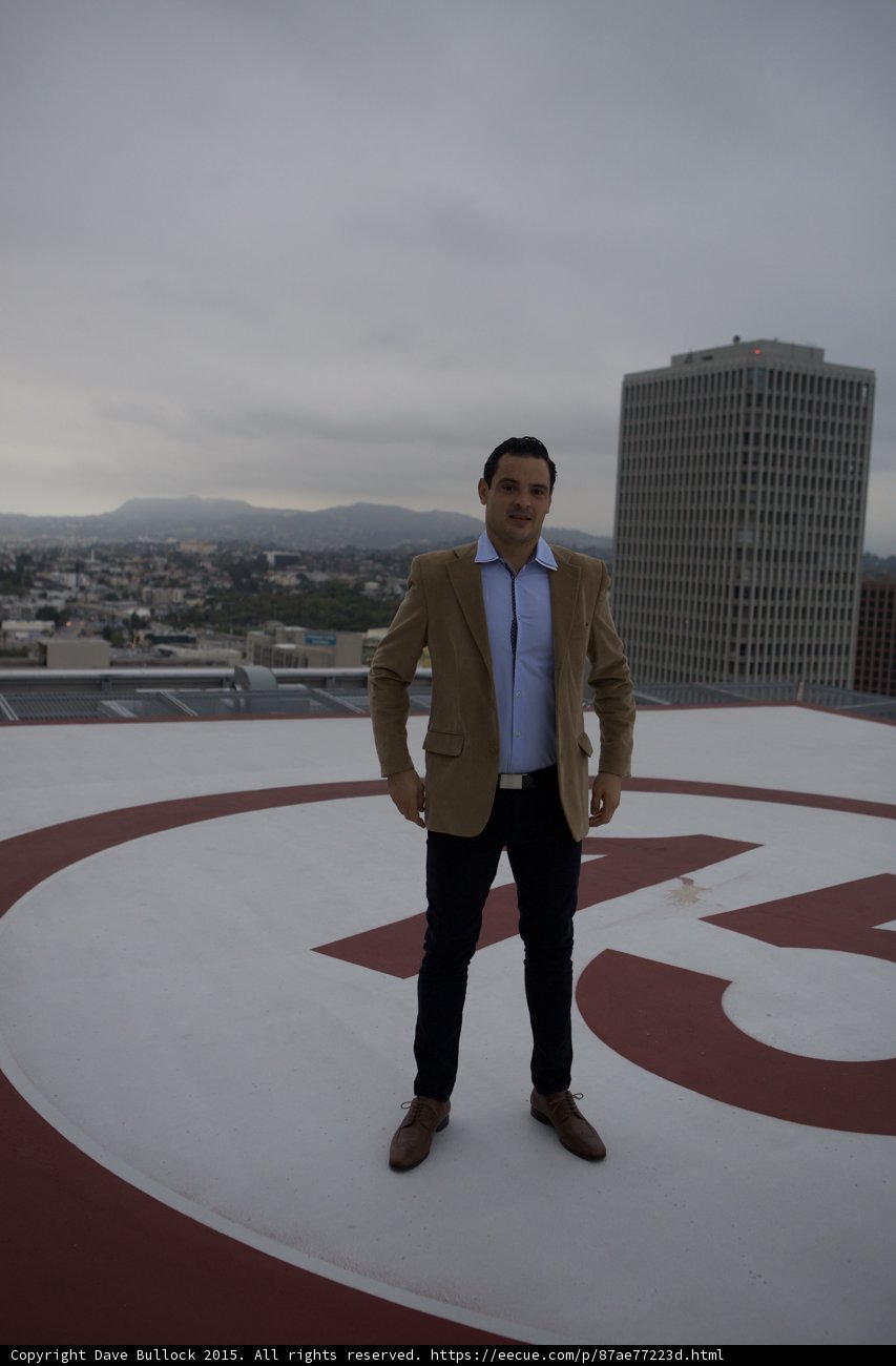 The Man with the 35 Sign on the Roof