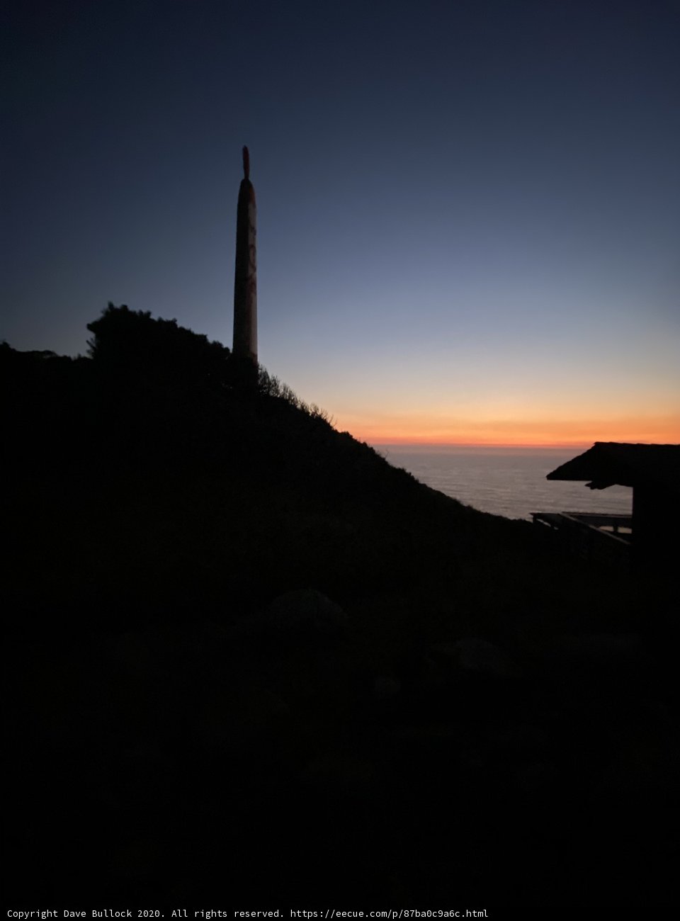 Towering Sunset Over the Ocean