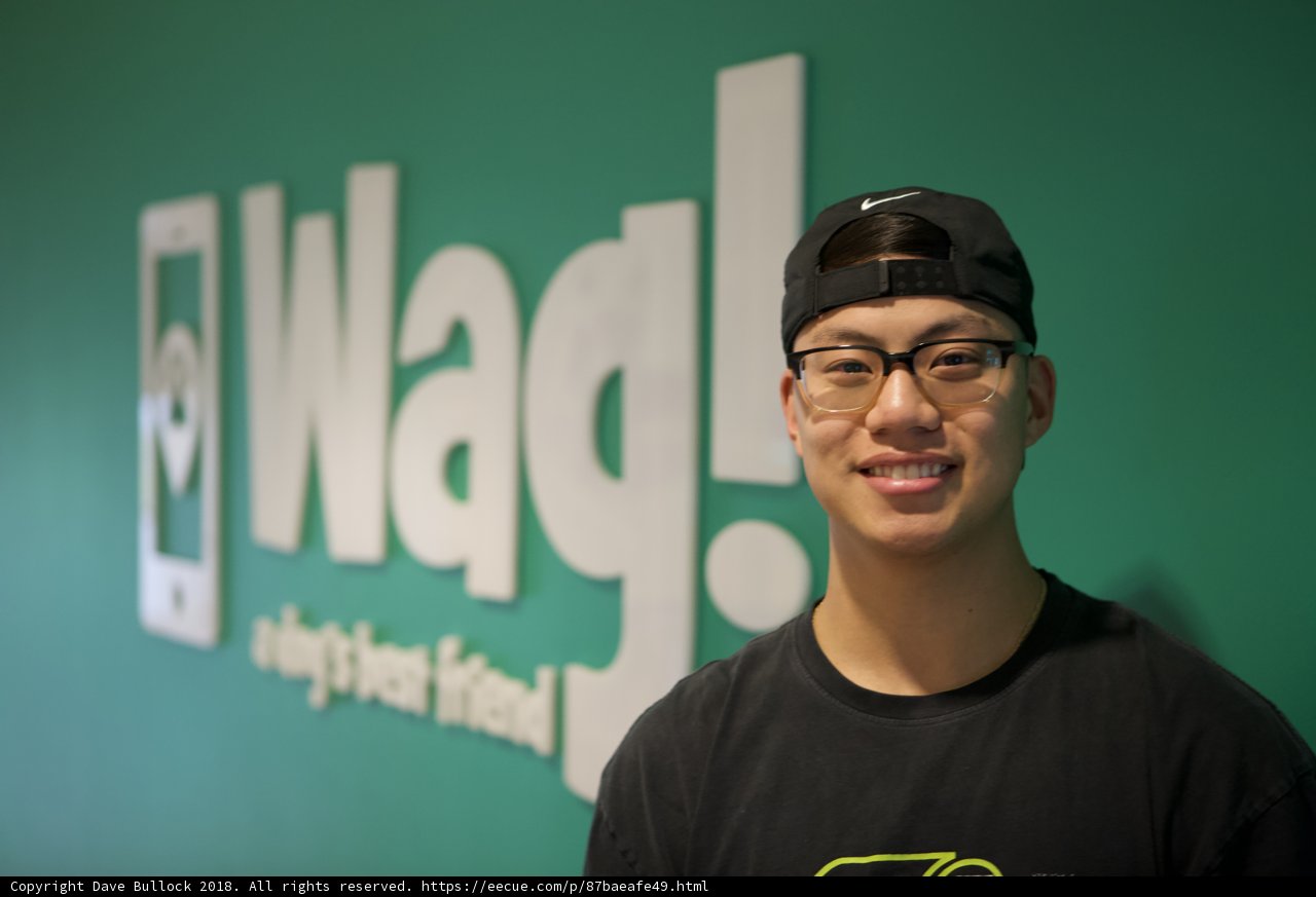 Ning Zetao with the WAG Logo
