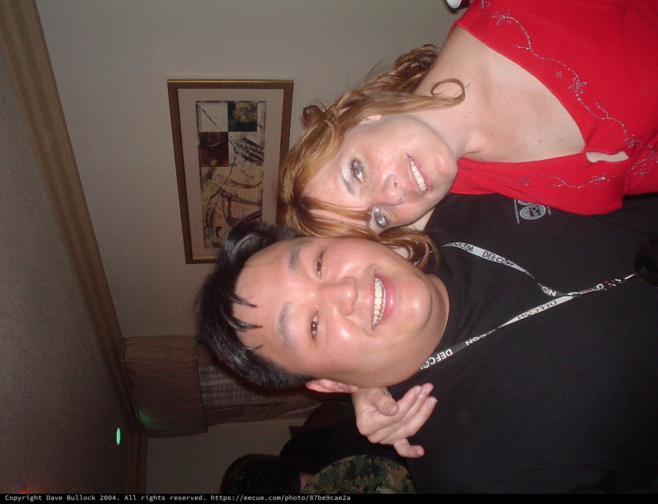 Friends Pose Together at DEF CON 2004
