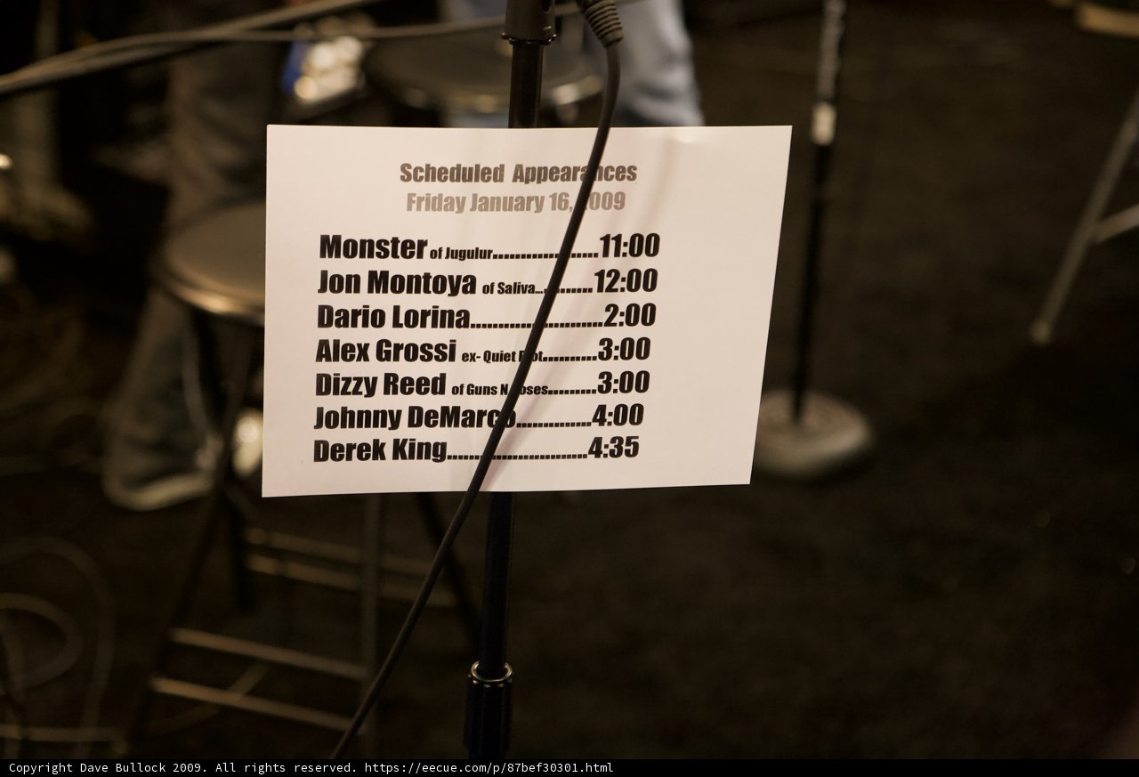 Microphone Stand Sign