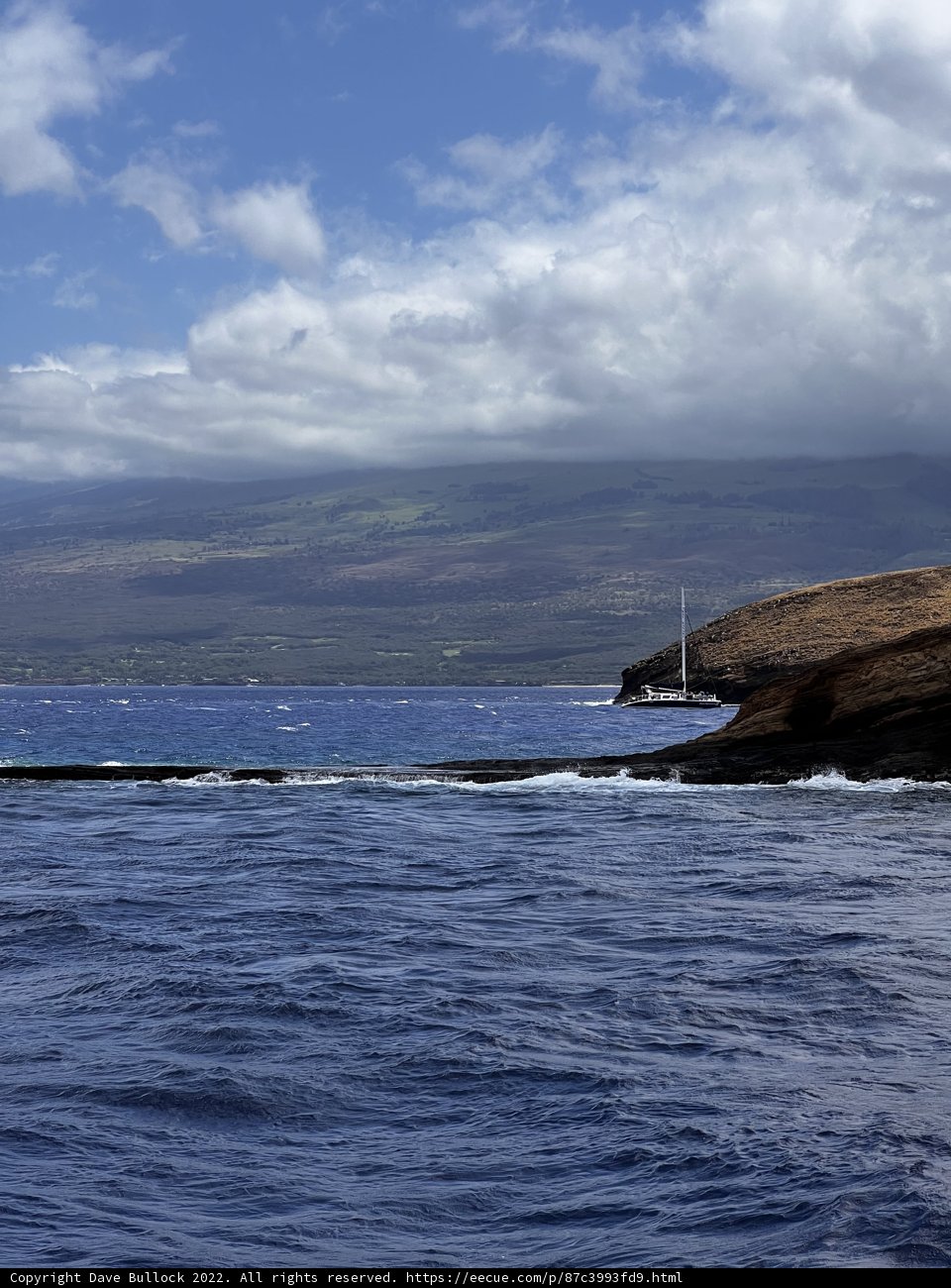Sailing off the coast of Hawaiʻi