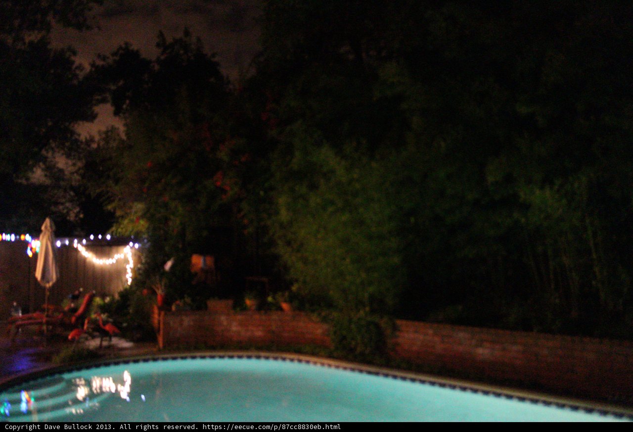 Illuminating Resort Pool