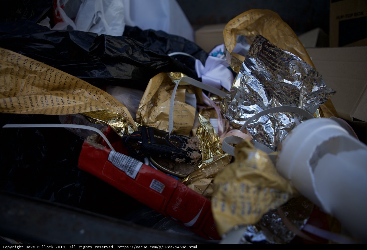 Foil-wrapped Trash Heap