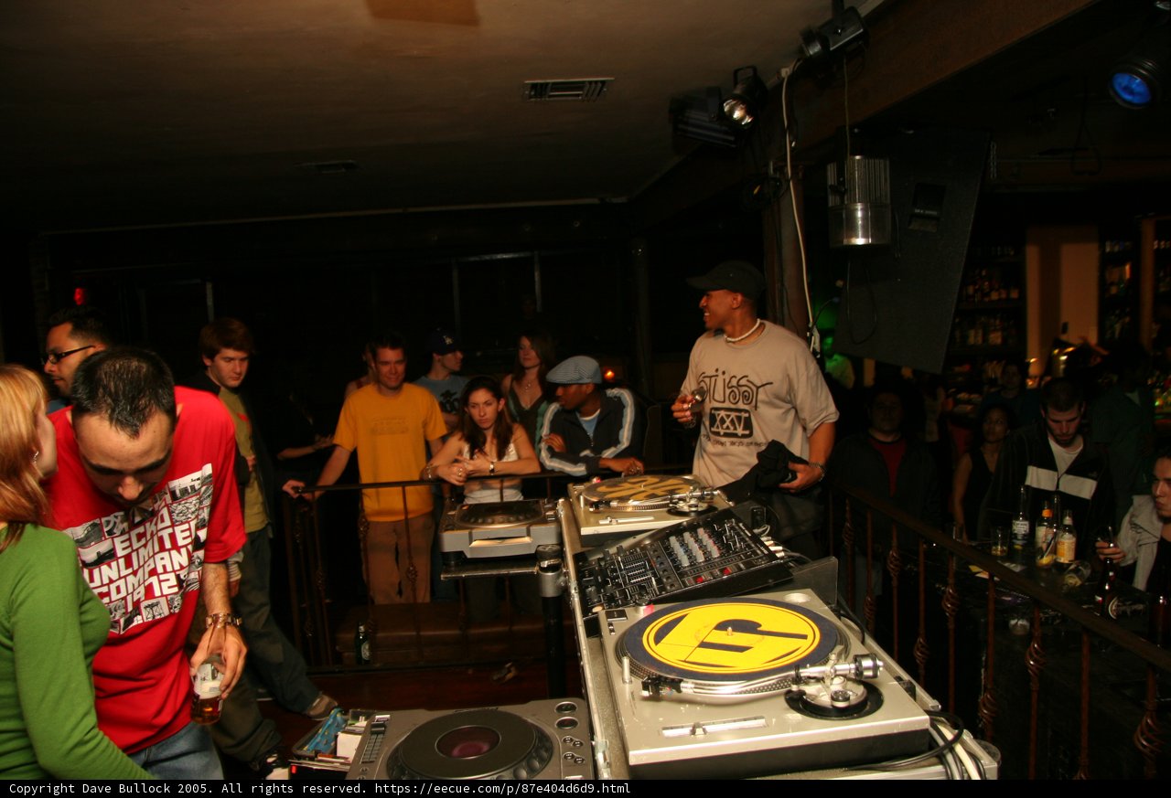 Nightclub DJ at Work