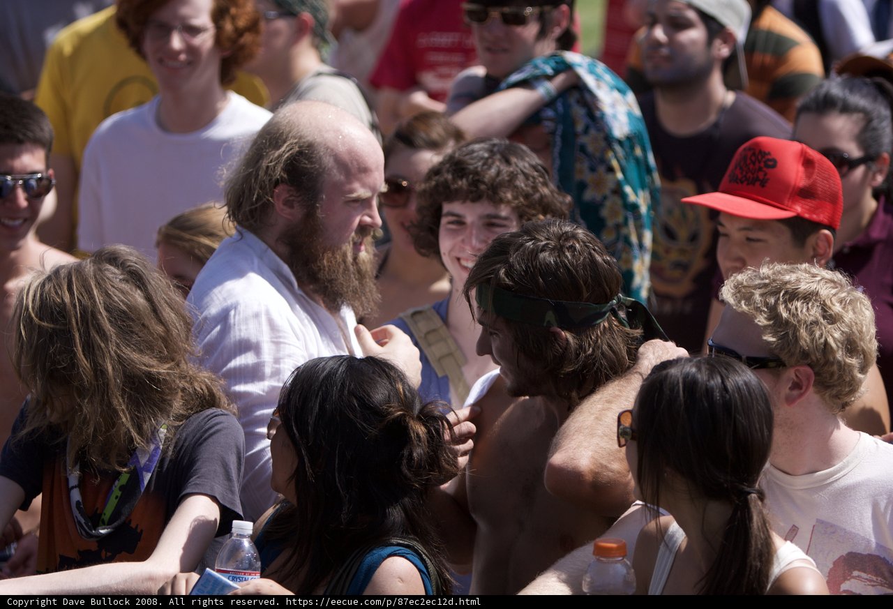 Tim Harrington Rocks Coachella Crowd in Baseball Cap and Beard