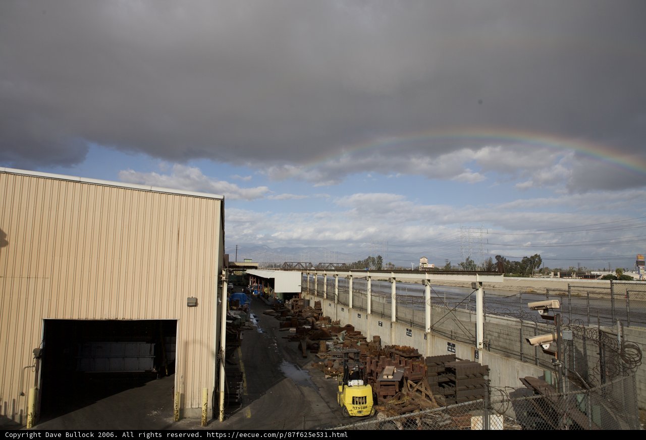Rainbow over Warehouse