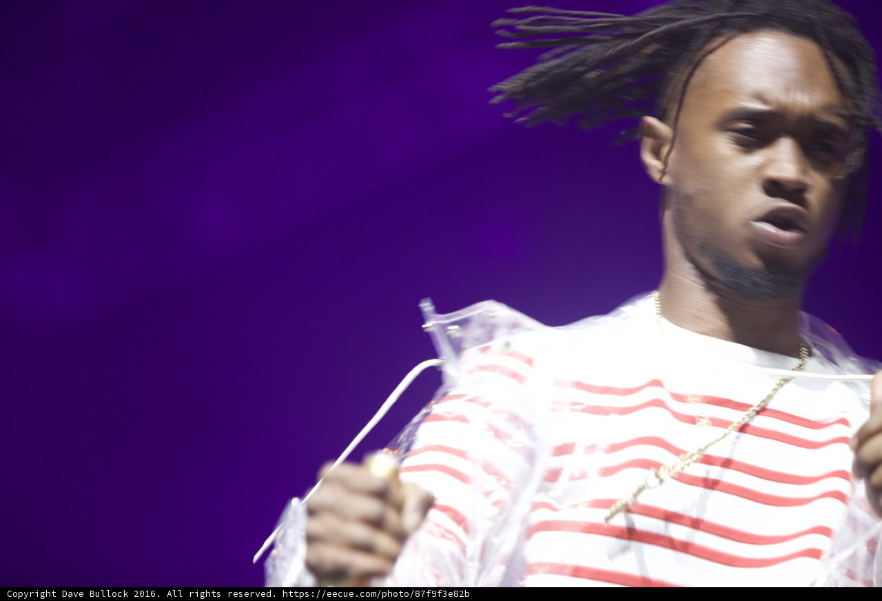Dreadlocked Man Rocks the Mic at Coachella