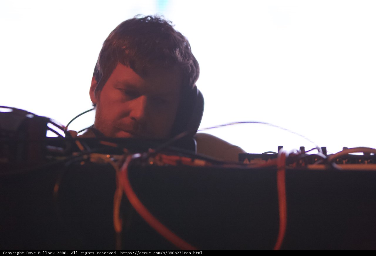 Aphex Twin Entertaining the Crowd