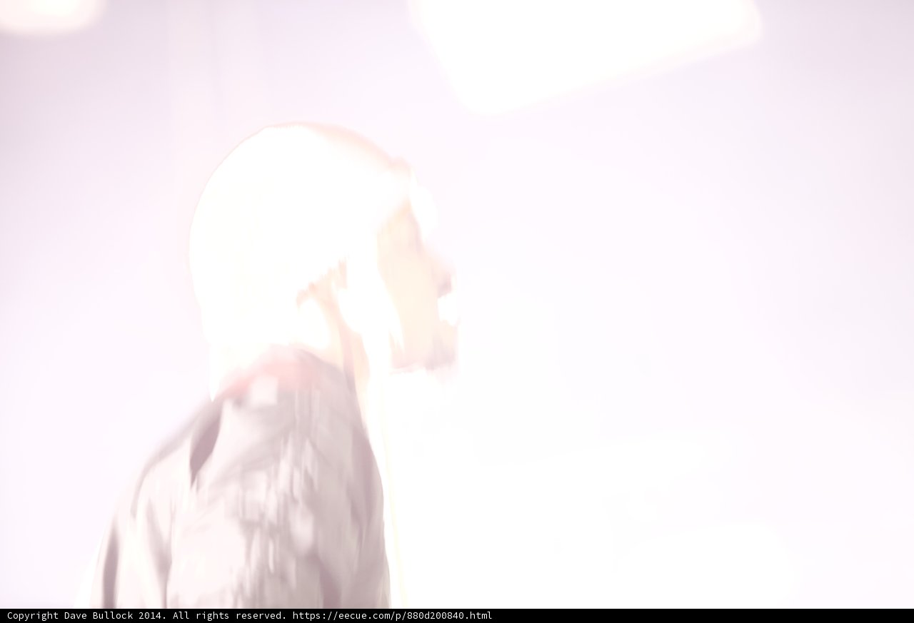 Blurred Silhouette in the Light