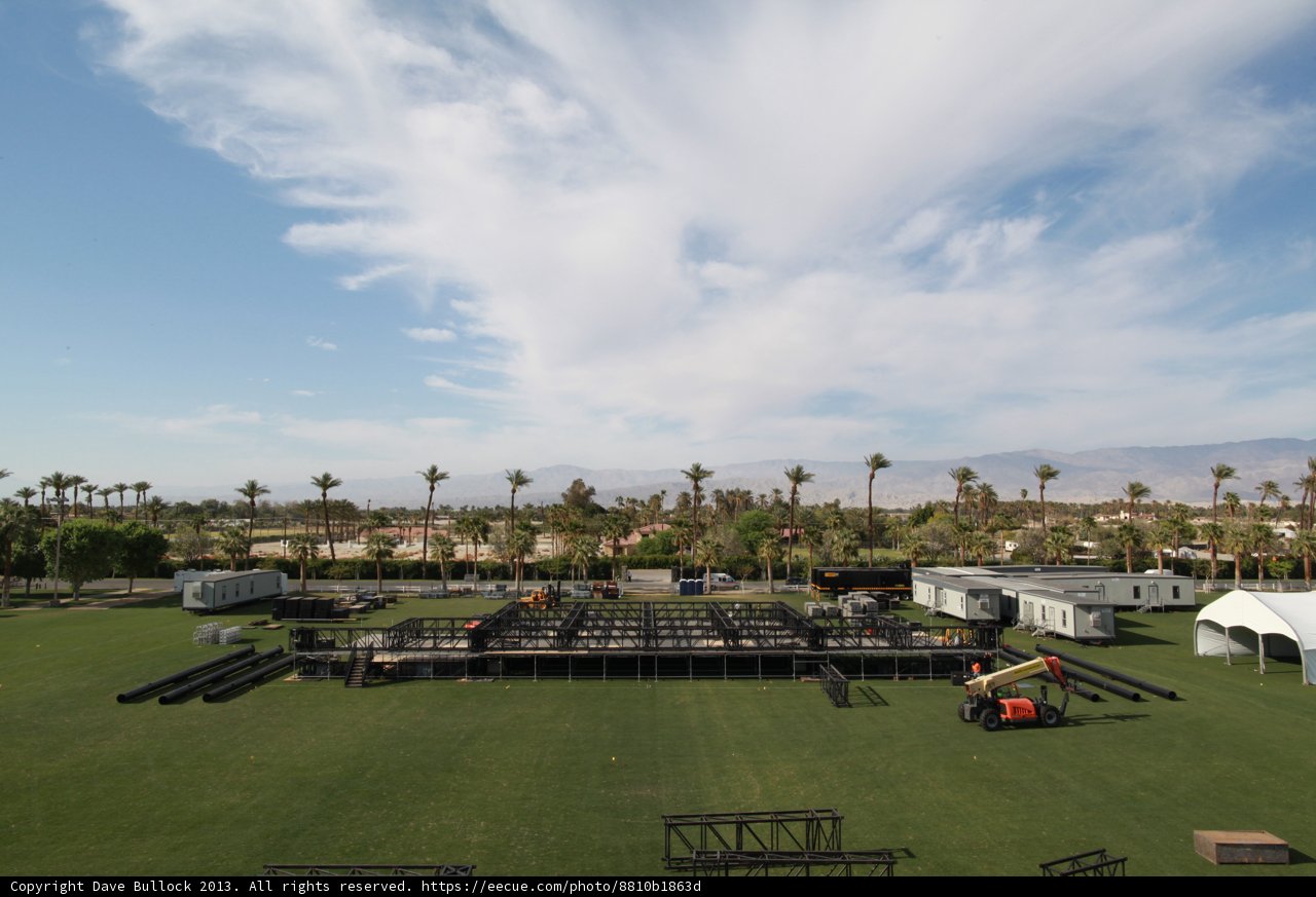 Coachella Weekend 2: A Crowded Field with a Massive Stage