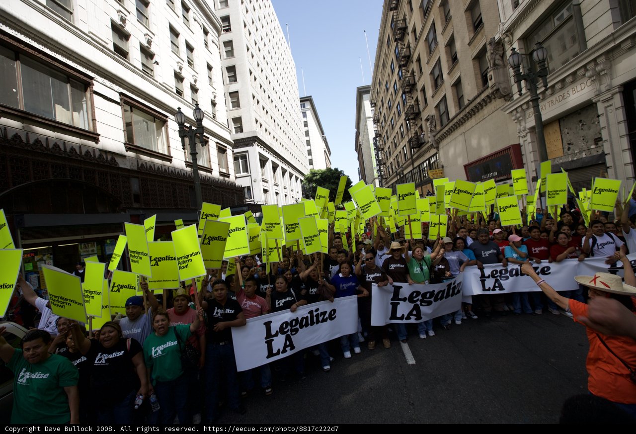 May Day Protesters Take to the City Streets