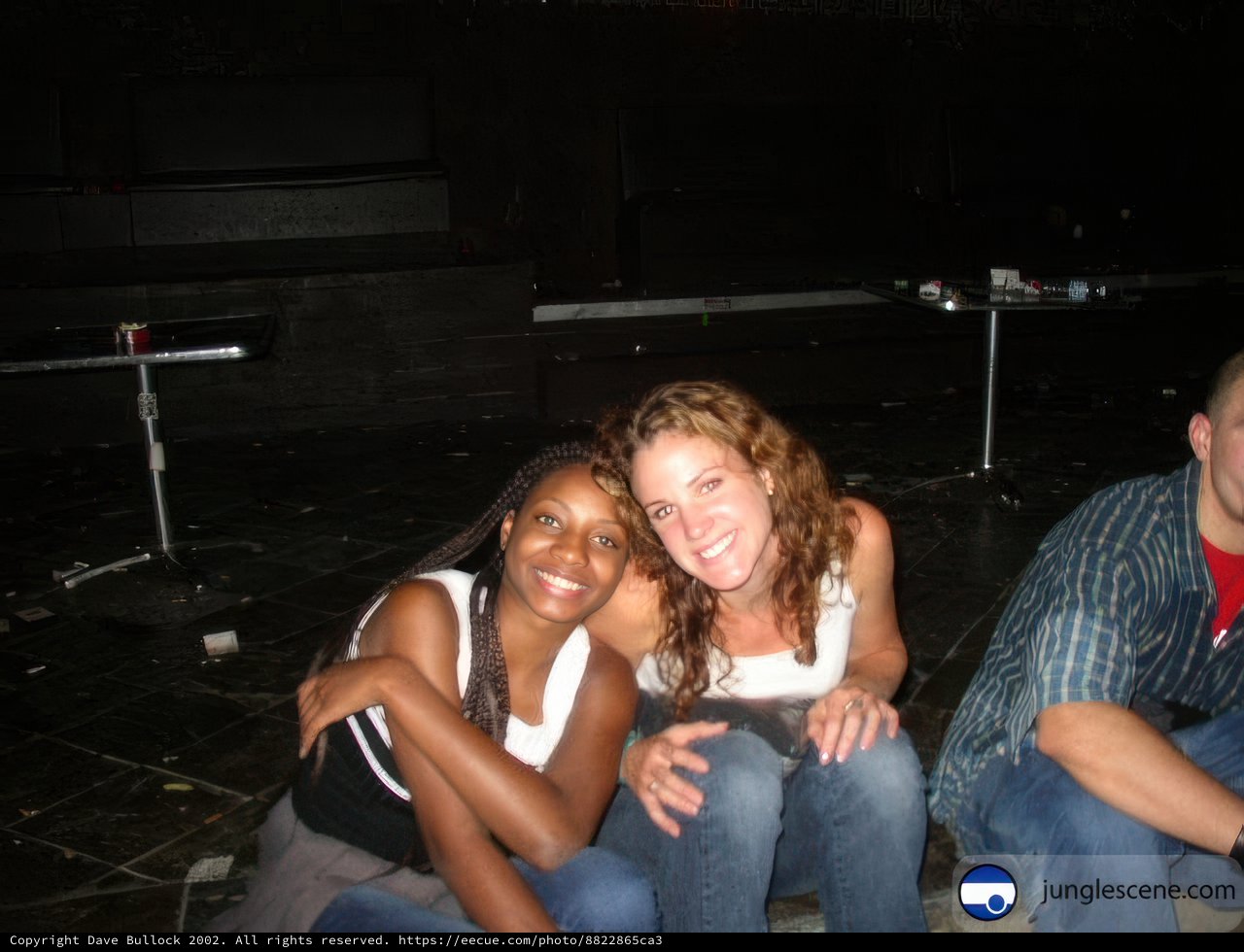 Two Young Women on Stage