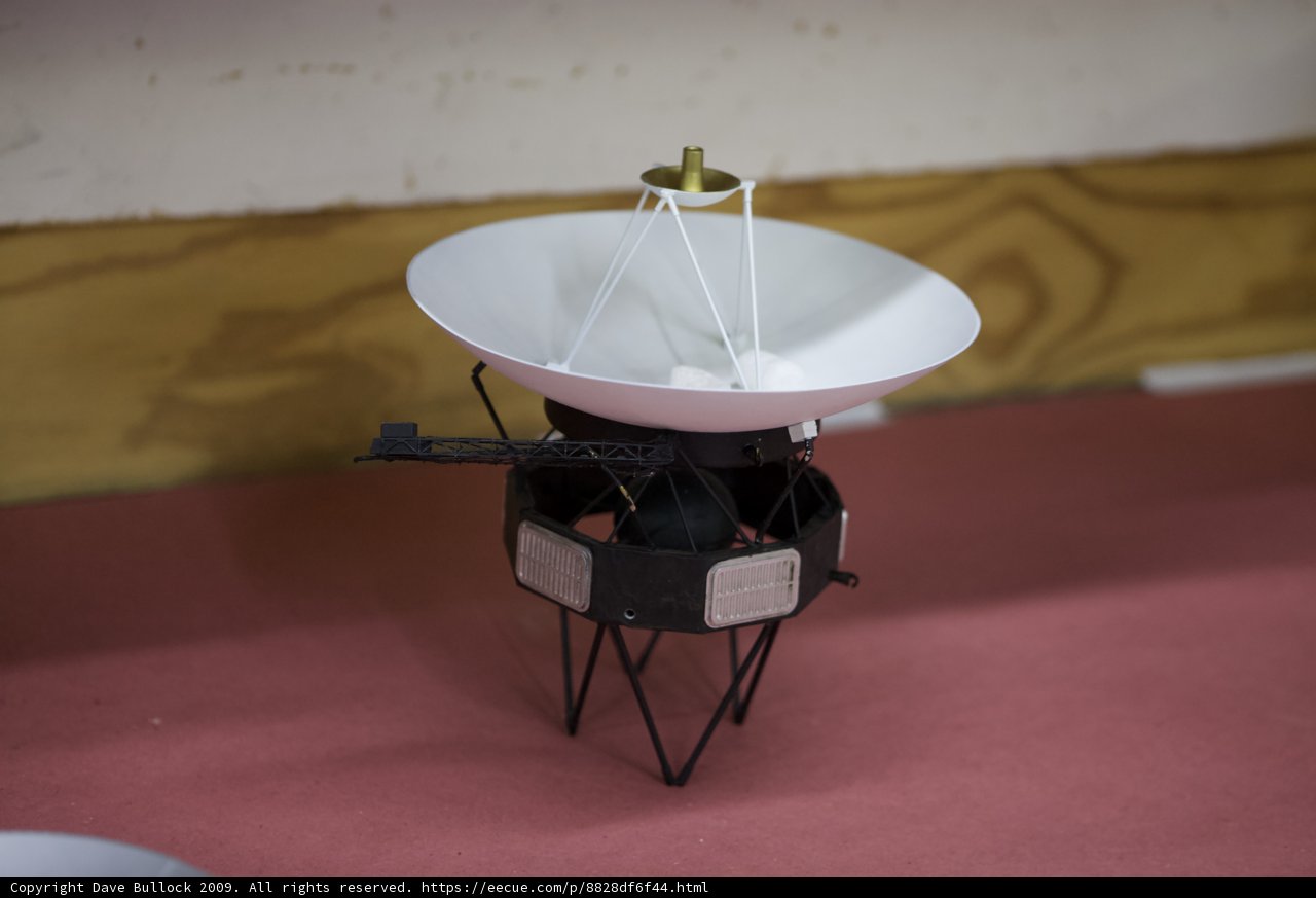 Model Satellite Dish on Display