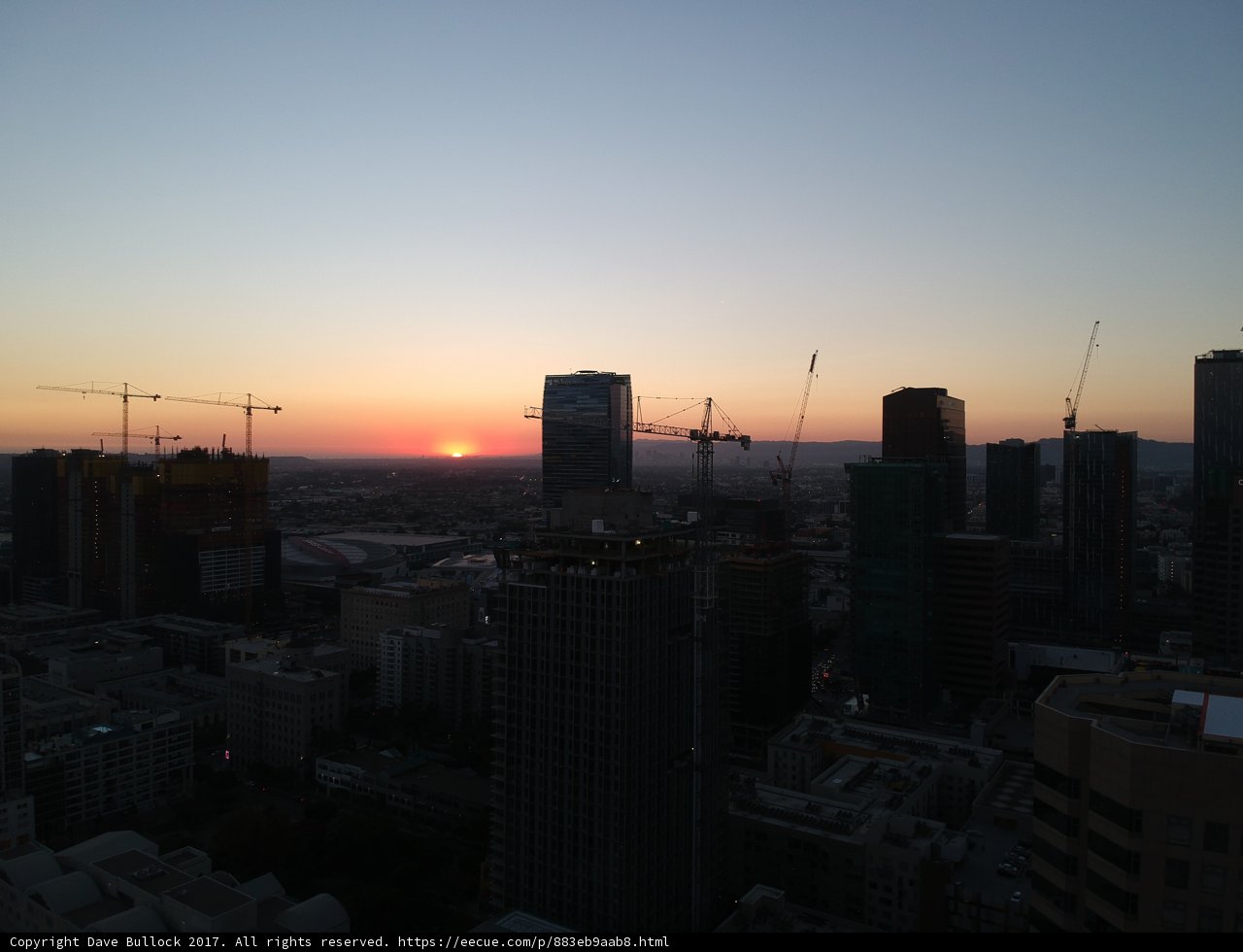 Sunset Over the Metropolis