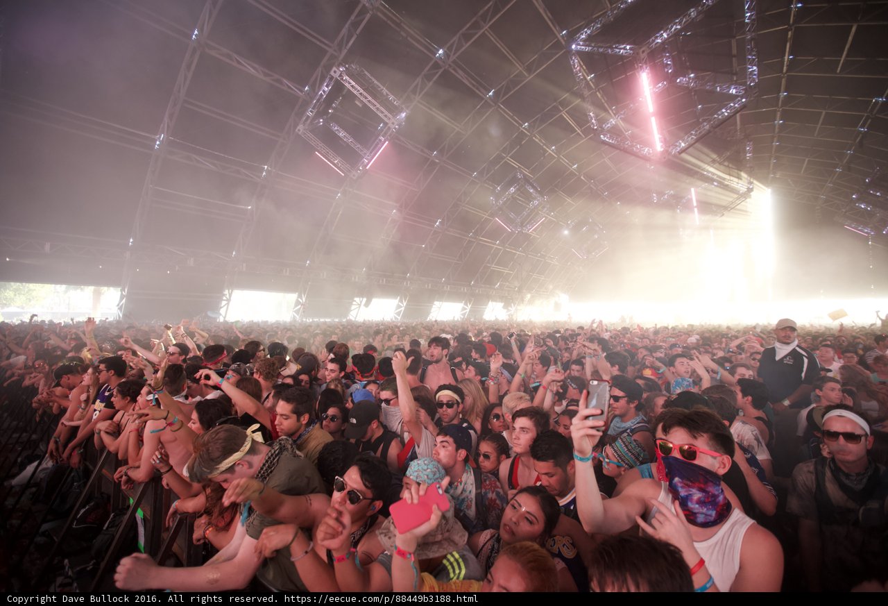 Coachella 2016 Concert Crowd