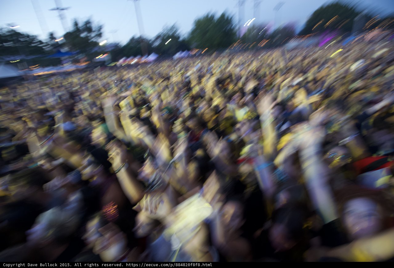 Zoom Blur Abstract Crowd