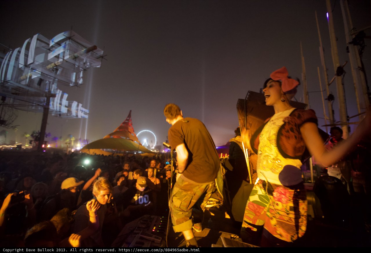 Night Crowd at Coachella