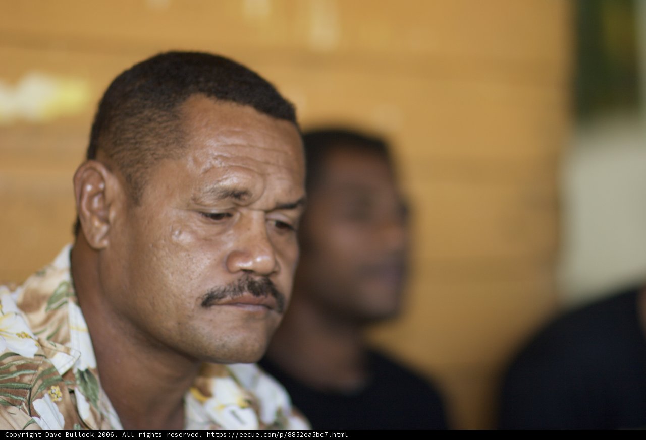Mustached Man in Fiji