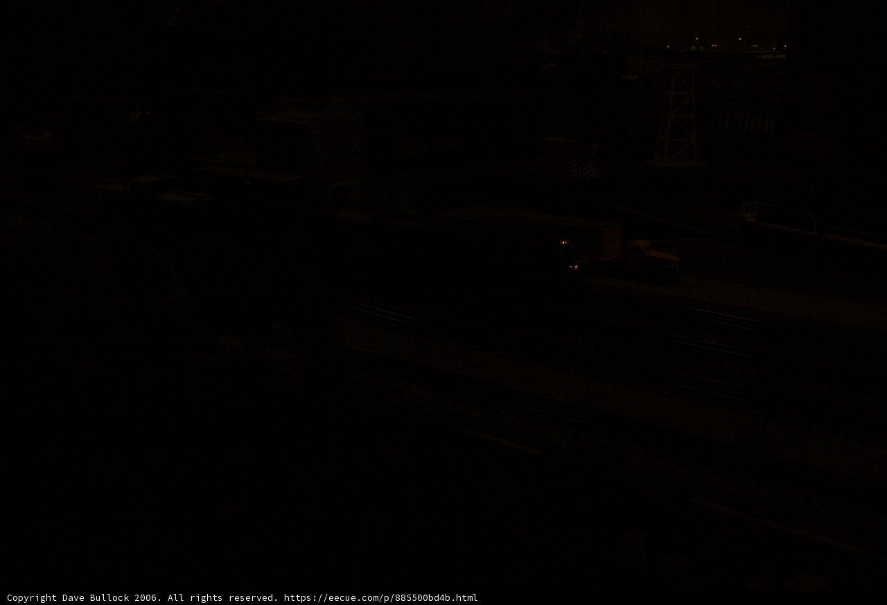 Nighttime Train Travel