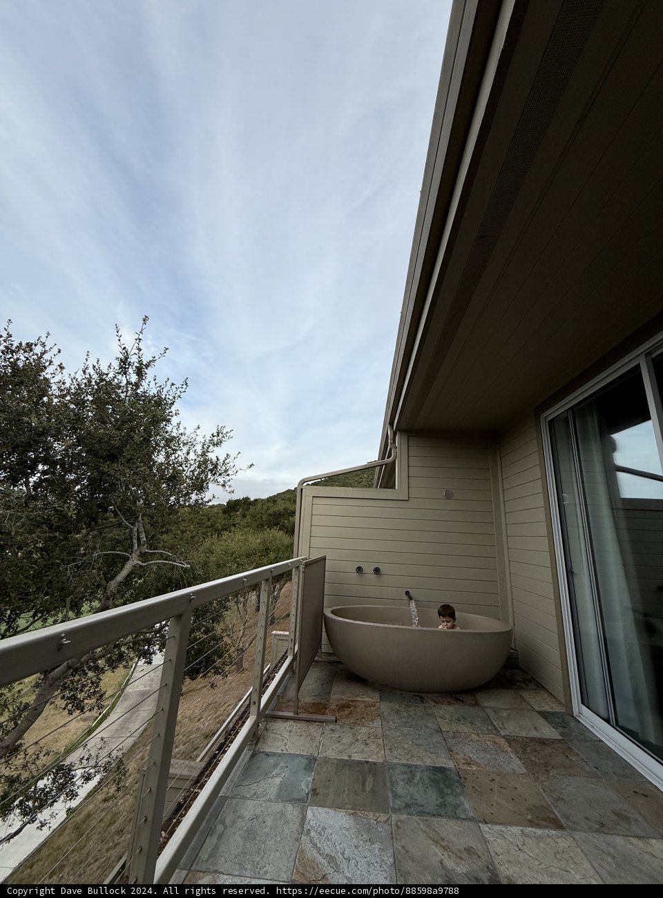 Tranquil Moments on the Carmel Balcony