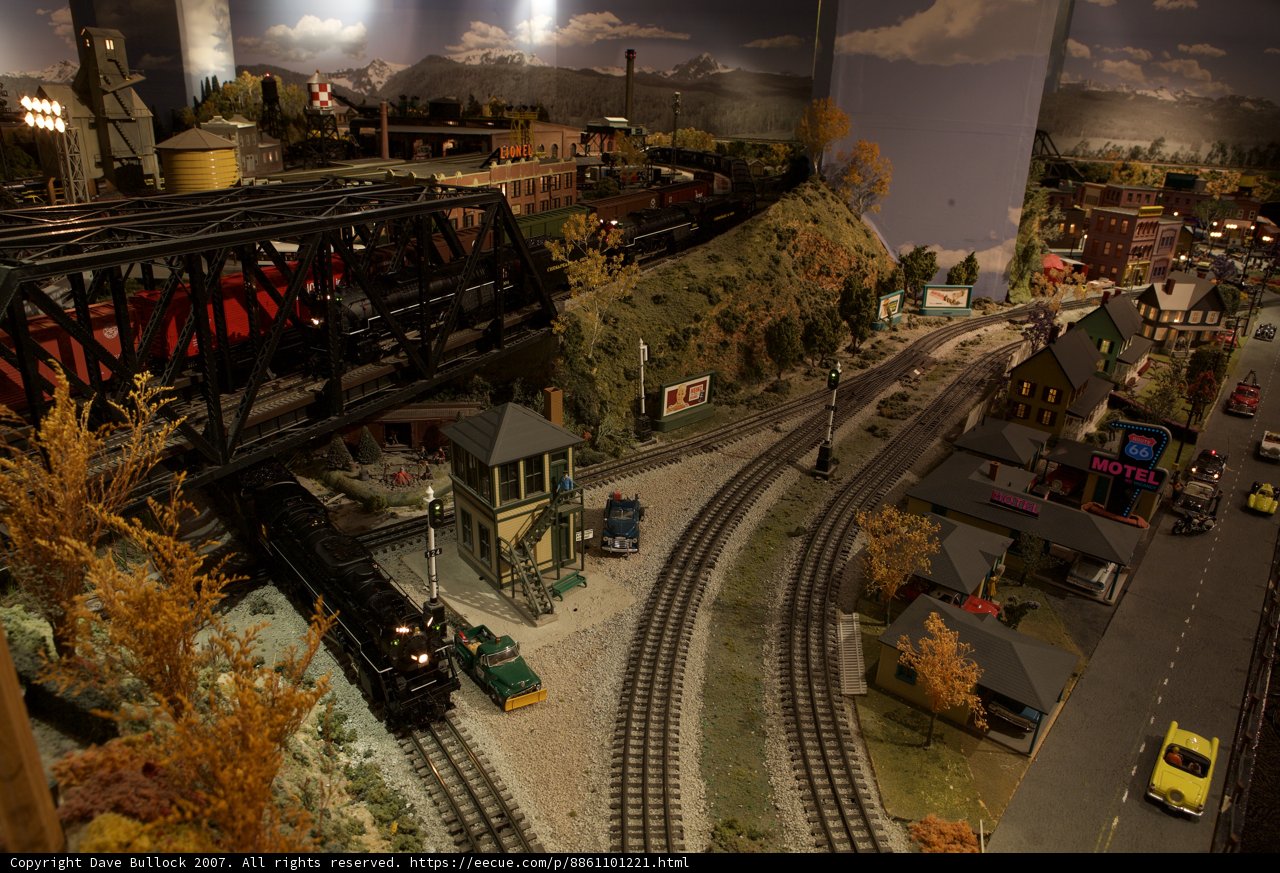 Miniature City and Railroad