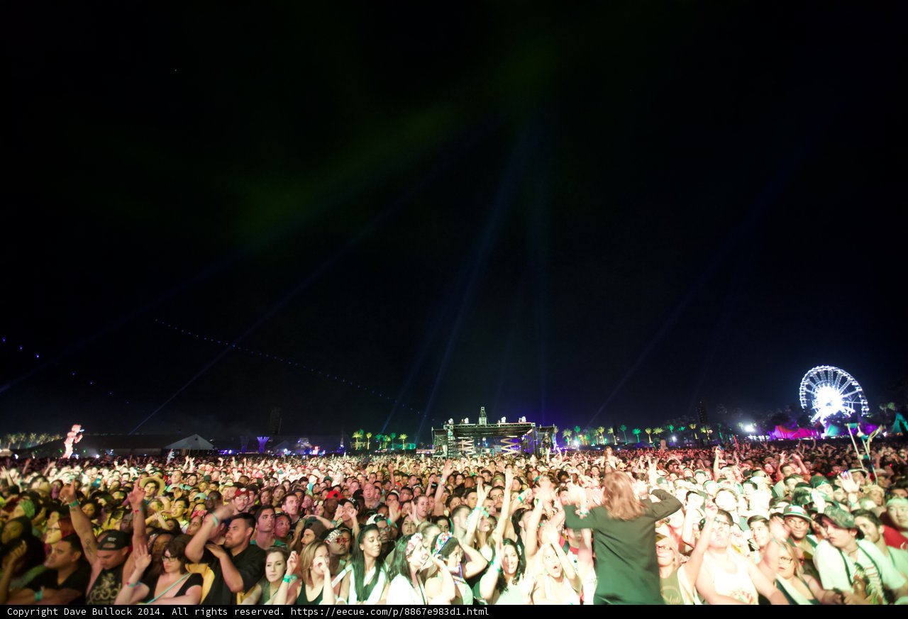 Night Sky Rocking with the Crowd