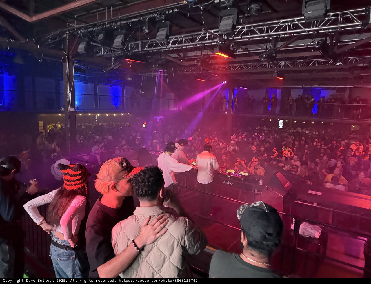Electronic Music DJ Performance at Nightclub Venue