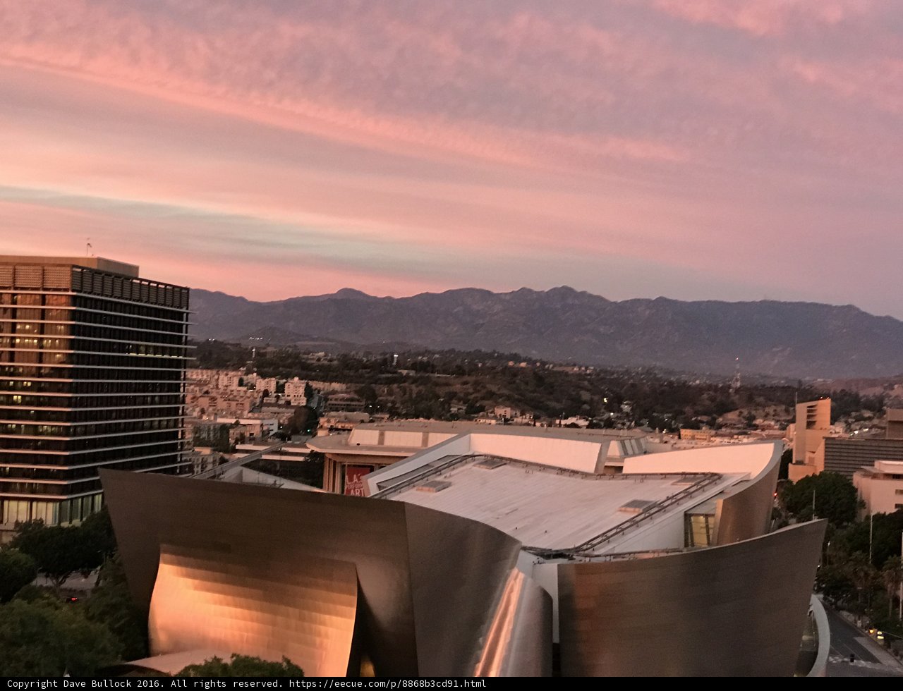 Sunset Serenade at Walt Disney Concert Hall