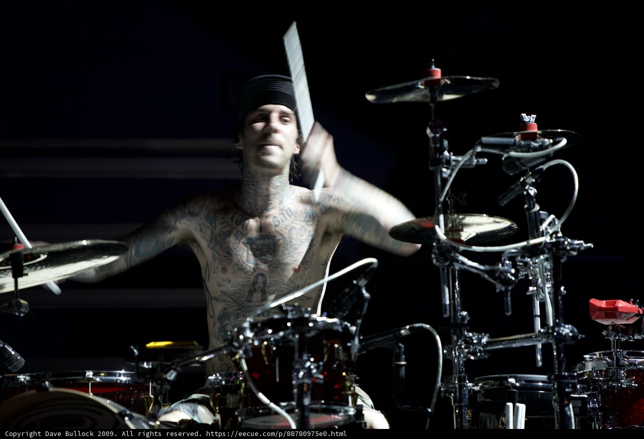 Tattooed Drummer Rocks Coachella Stage