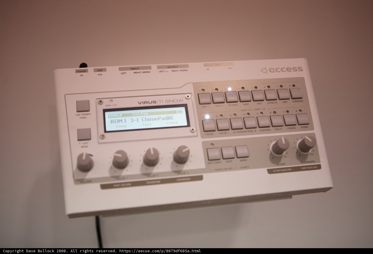 White Electronic Music Controller