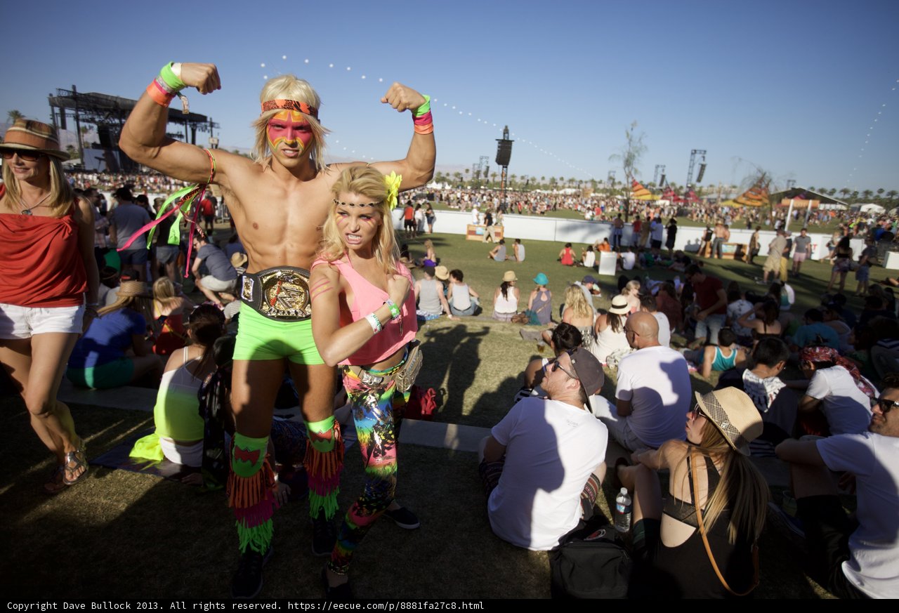 Colorful Costumes at Coachella Festival