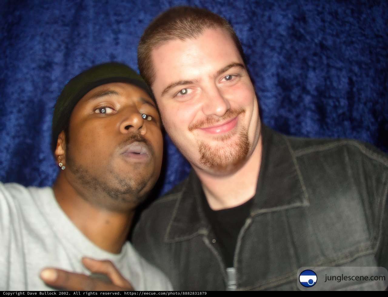 Two Men Strike a Pose