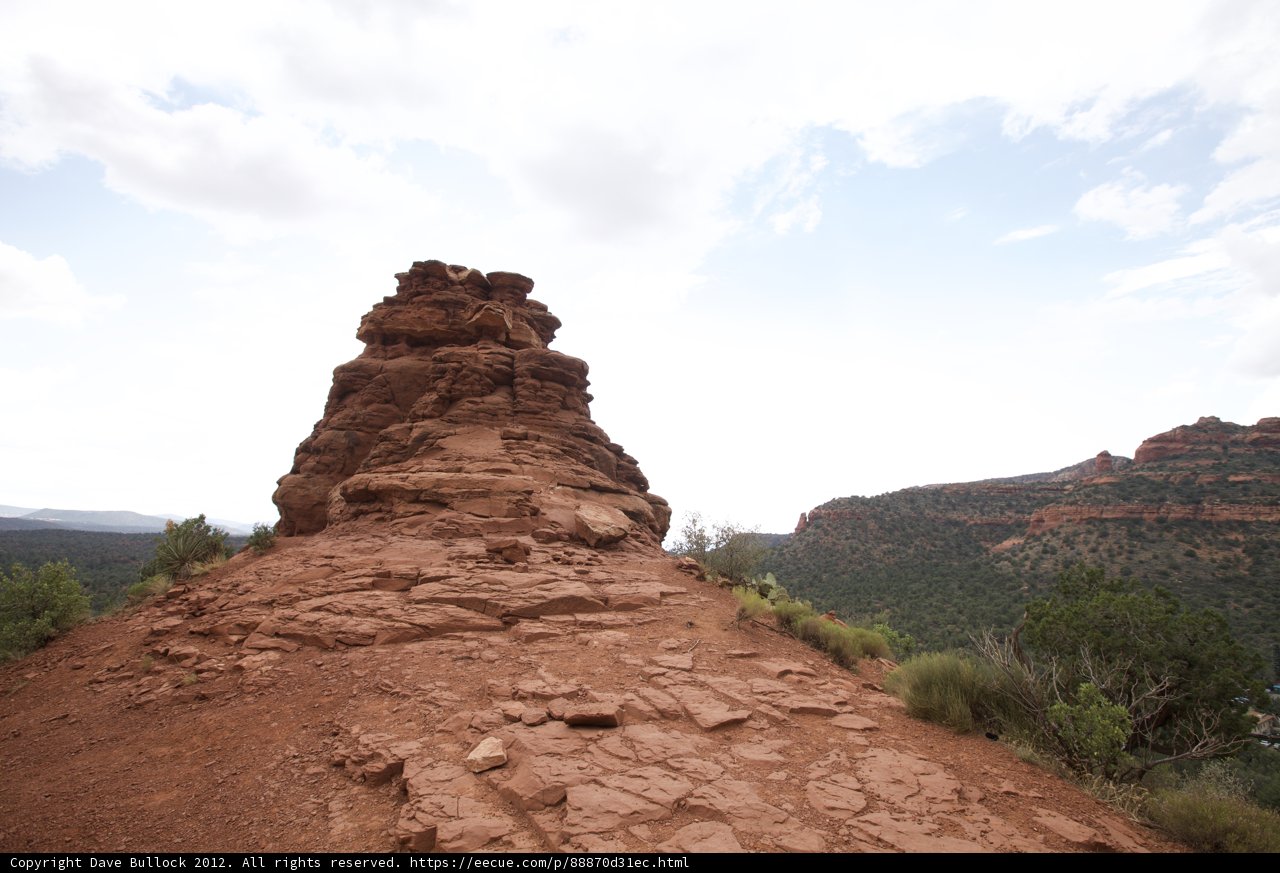 Majestic Rock Formation on the Mountain